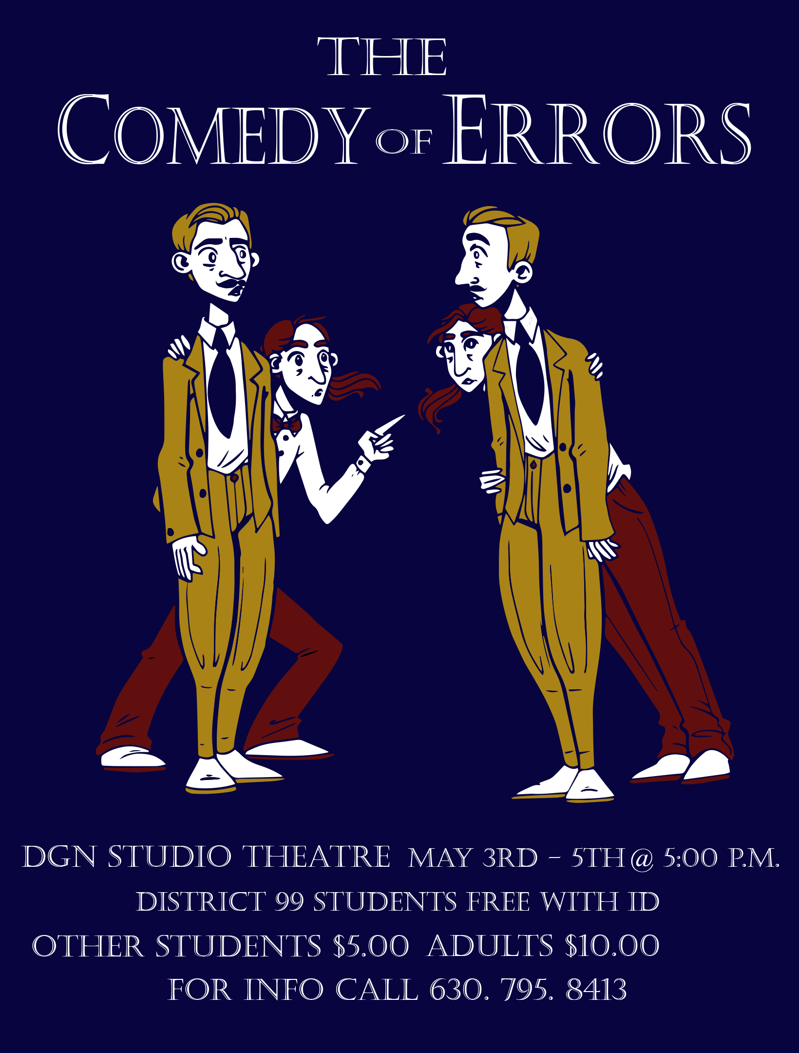 DGN Comedy of Errors poster